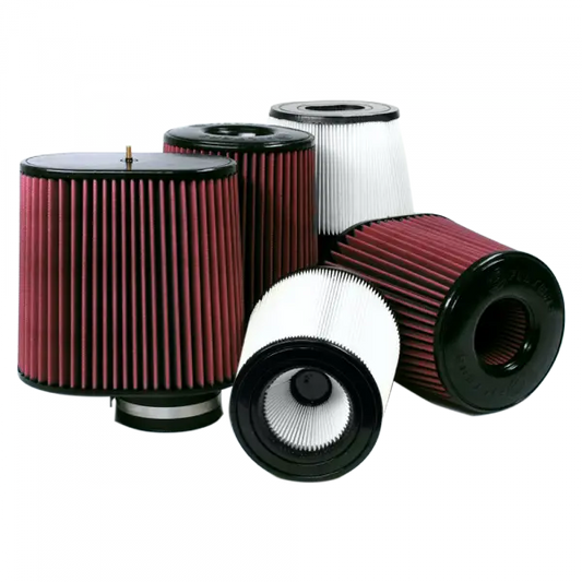 Air Filter for Competitor Intakes AFE XX-40035 Dry Extendable White S and B view 1