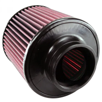 Air Filter for Competitor Intakes AFE XX-90008 Oiled Cotton Cleanable Red S and B view 1