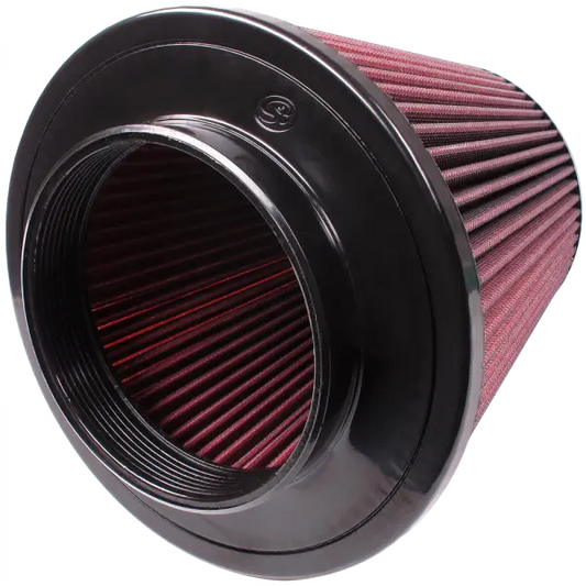 Air Filter for Competitor Intakes AFE XX-90015 Oiled Cotton Cleanable Red S and B view 1