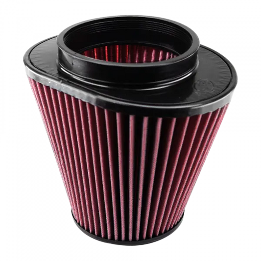 Air Filter for Competitor Intakes AFE XX-90020 Oiled Cotton Cleanable Red S and B view 1