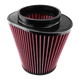 Air Filter for Competitor Intakes AFE XX-90020 Oiled Cotton Cleanable Red S and B view 1