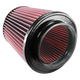 Air Filter for Competitor Intakes AFE XX-90021 Oiled Cotton Cleanable Red S and B view 1