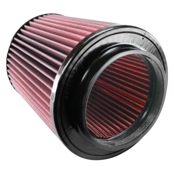 Air Filter for Competitor Intakes AFE XX-90021 Oiled Cotton Cleanable Red S and B view 1