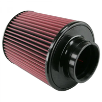 Air Filter for Competitor Intakes AFE XX-90026 Oiled Cotton Cleanable Red S and B view 1