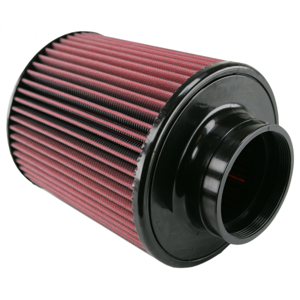 Air Filter for Competitor Intakes AFE XX-90026 Oiled Cotton Cleanable Red S and B view 1