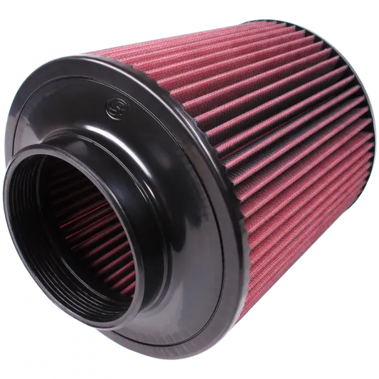 Air Filter for Competitor Intakes AFE XX-90028 Oiled Cotton Cleanable Red S and B view 1