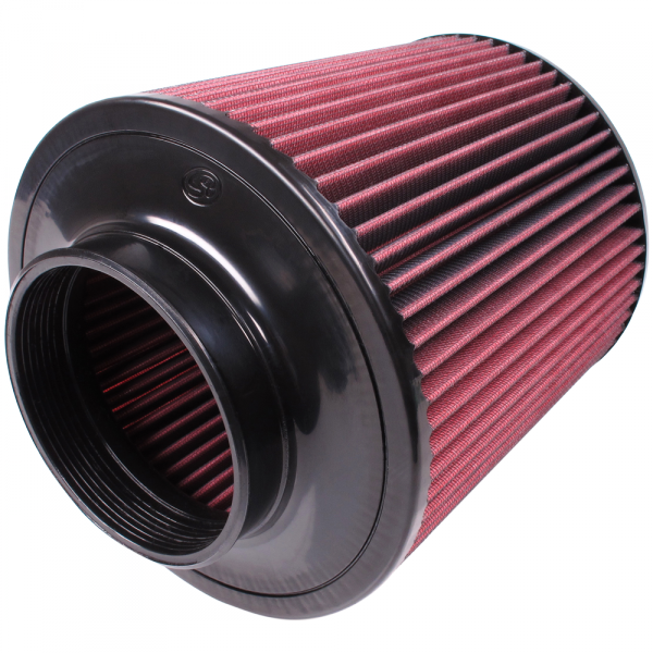 Air Filter for Competitor Intakes AFE XX-90028 Oiled Cotton Cleanable Red S and B view 1