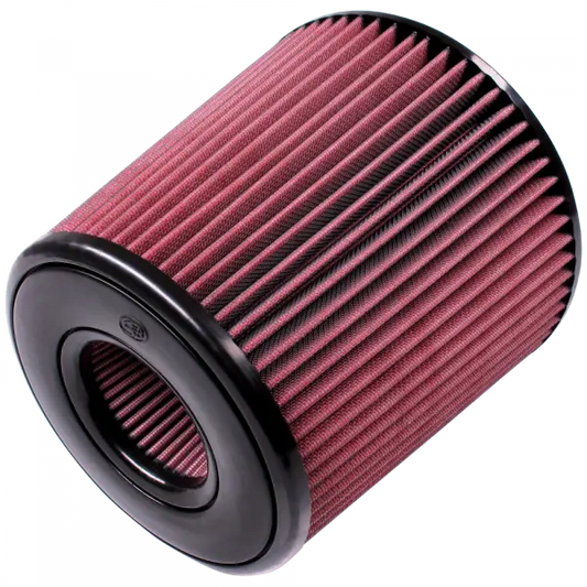 S&B Filters Air Filter for Competitor Intakes AFE XX-90028 Oiled Cotton Cleanable Red CR-90028