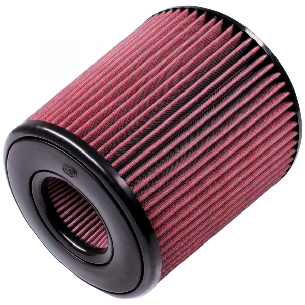 Air Filter for Competitor Intakes AFE XX-90028 Oiled Cotton Cleanable Red S&B view 2