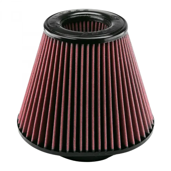 Air Filter for Competitor Intakes AFE XX-90032 Oiled Cotton Cleanable Red S and B view 2