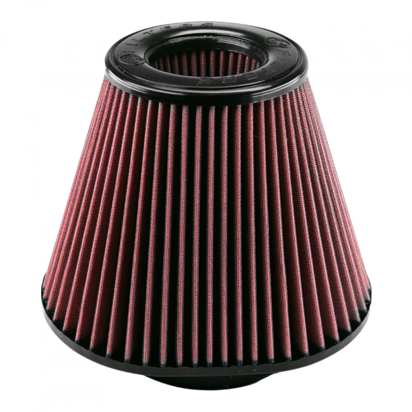 Air Filter for Competitor Intakes AFE XX-90032 Oiled Cotton Cleanable Red S and B view 2