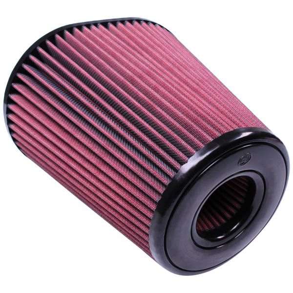 Air Filter for Competitor Intakes AFE XX-90037 Oiled Cotton Cleanable Red S and B view 1
