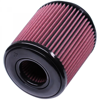 Air Filter for Competitor Intakes AFE XX-91031 Oiled Cotton Cleanable Red S and B view 1