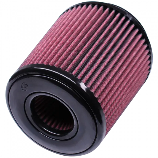 Air Filter for Competitor Intakes AFE XX-91031 Oiled Cotton Cleanable Red S and B view 1