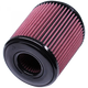 Air Filter for Competitor Intakes AFE XX-91031 Oiled Cotton Cleanable Red S and B view 1