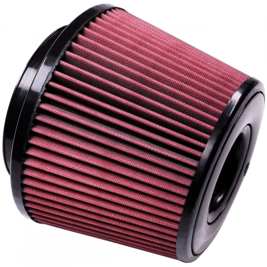 Air Filter for Competitor Intakes AFE XX-91035 Oiled Cotton Cleanable Red S and B view 1