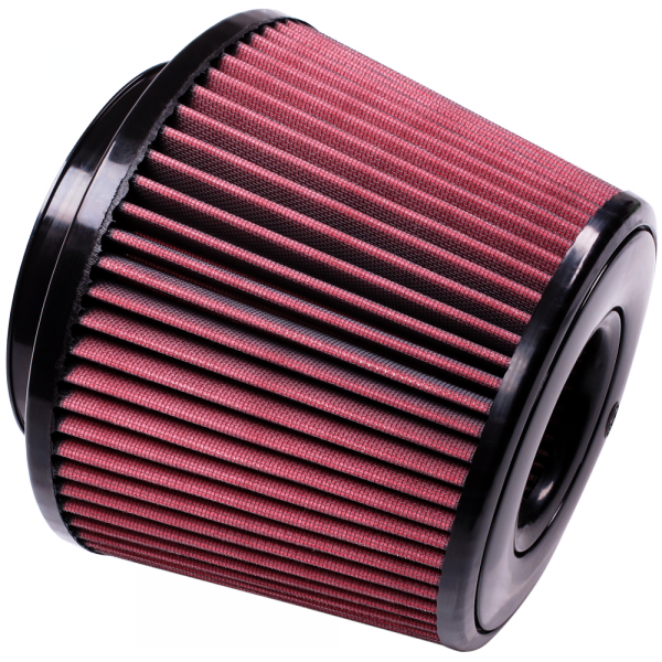 Air Filter for Competitor Intakes AFE XX-91035 Oiled Cotton Cleanable Red S and B view 1