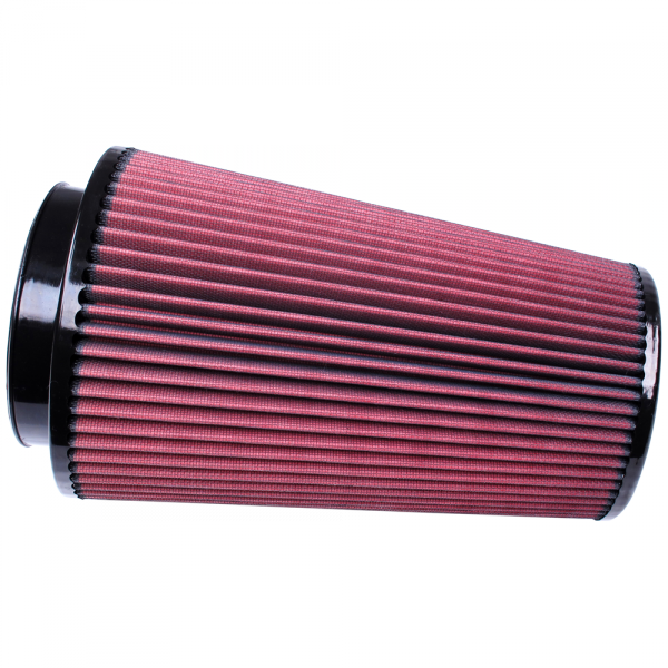Air Filter for Competitor Intakes AFE XX-91036 Oiled Cotton Cleanable Red S and B view 1