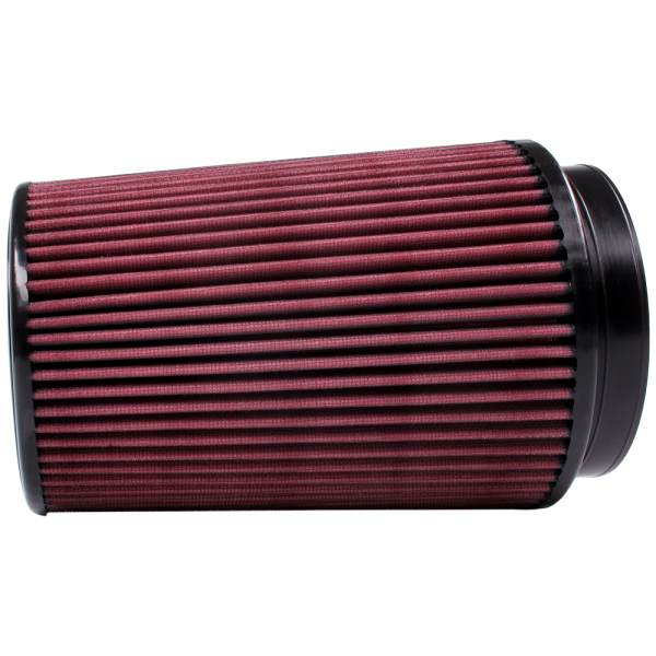 Air Filter for Competitor Intakes AFE XX-91039 Oiled Cotton Cleanable Red S and B view 1