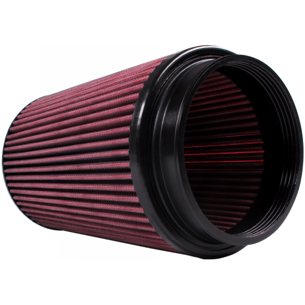 Air Filter for Competitor Intakes AFE XX-91039 Oiled Cotton Cleanable Red S and B view 2