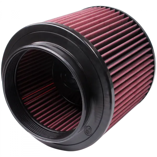 Air Filter for Competitor Intakes AFE XX-91046 Oiled Cotton Cleanable Red S and B view 1