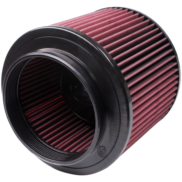 Air Filter for Competitor Intakes AFE XX-91046 Oiled Cotton Cleanable Red S and B view 1