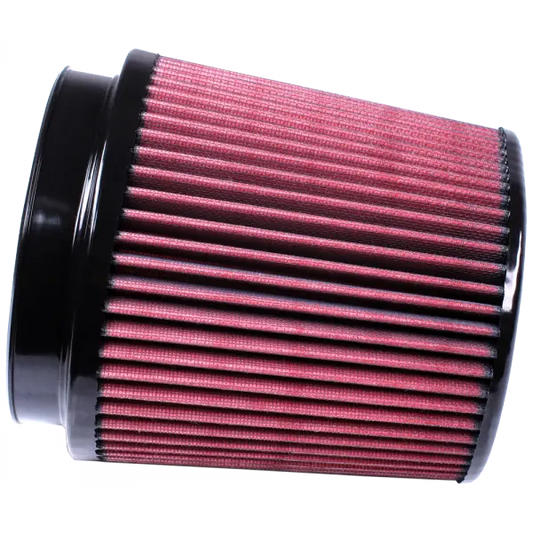 Air Filter for Competitor Intakes AFE XX-91050 Oiled Cotton Cleanable Red S and B view 1