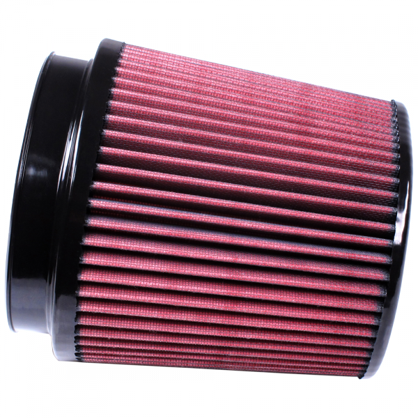 Air Filter for Competitor Intakes AFE XX-91050 Oiled Cotton Cleanable Red S and B view 1