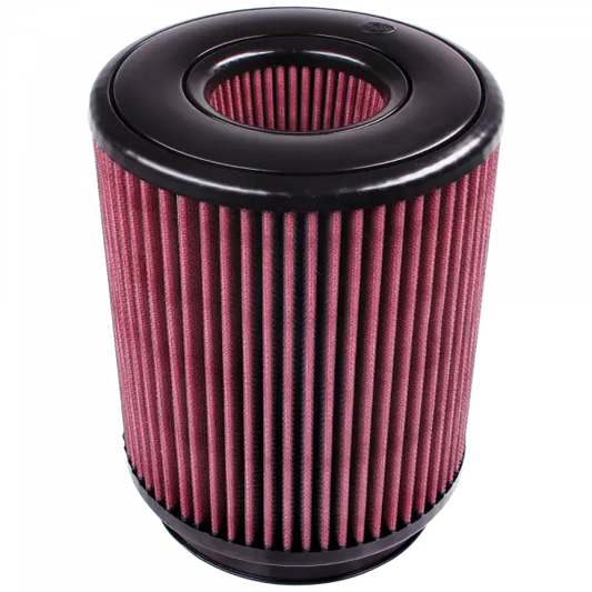 S&B Filters Air Filter for Competitor Intakes AFE XX-91051 Oiled Cotton Cleanable Red CR-91051