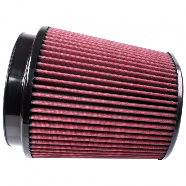 Air Filter for Competitor Intakes AFE XX-91053 Oiled Cotton Cleanable Red S and B view 1