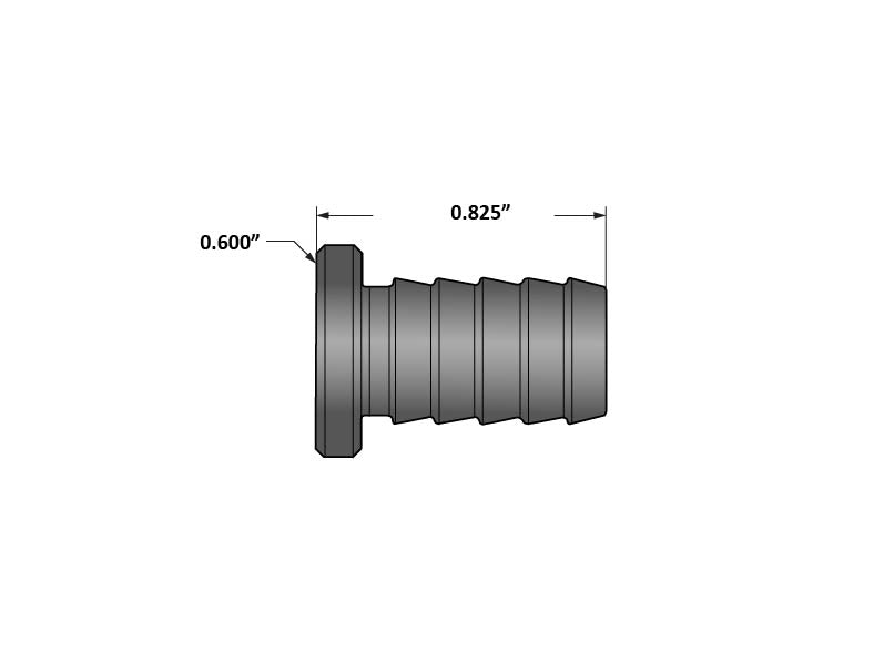 3/8 Inch Billet Aluminum Universal Block Off Plug Fleece Performance view 4