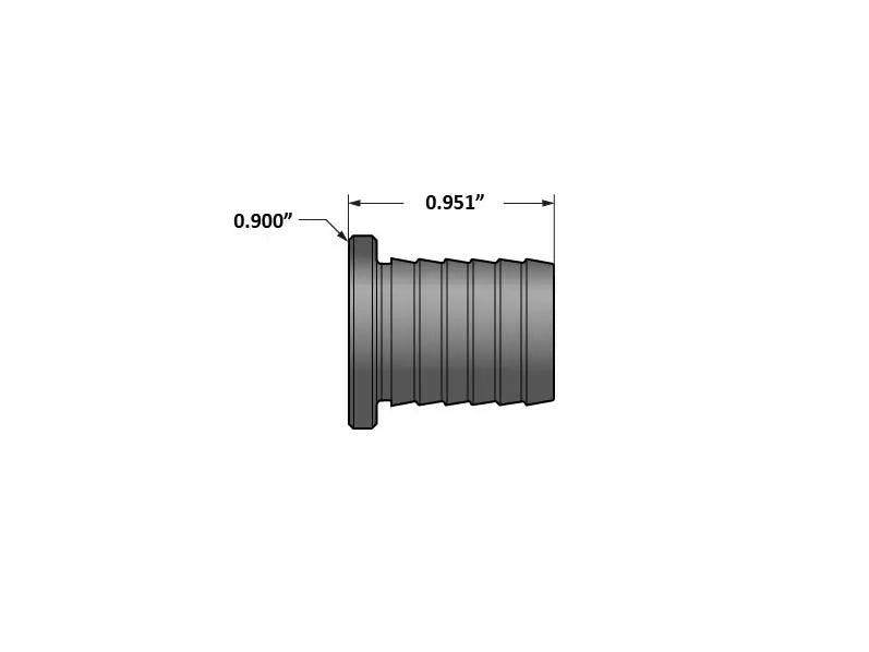 5/8 Inch Billet Aluminum Universal Block Off Plug Fleece Performance view 4