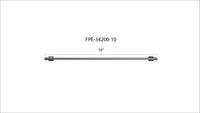 10 Inch High Pressure Fuel Line 8mm x 3.5mm Line M14 x 1.5 Nuts Fleece Performance view 3