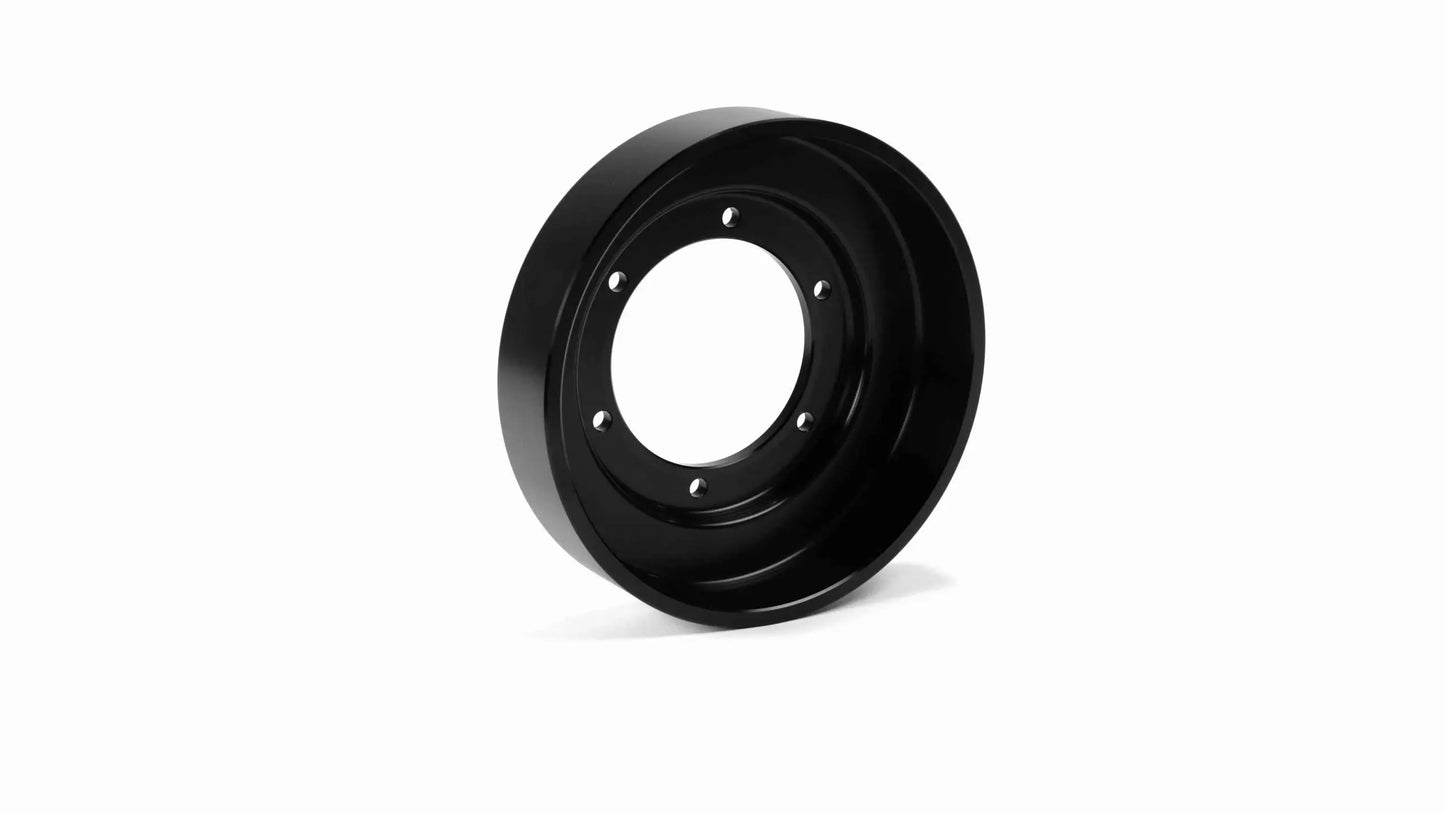 2003-2012 Cummins Fan Drive Pulley Black Finish Fleece Performance view 2