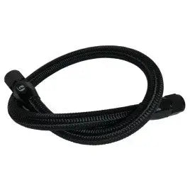 39.50 Inch 12 Valve Cummins Coolant Bypass Hose Black Nylon Braided Fleece Performance view 1