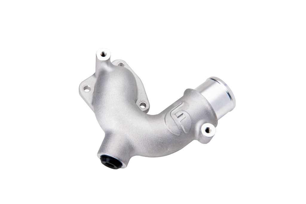 Replacement Thermostat Housing with Auxiliary Port RAM with 5.9L and 6.7L Cummins Fleece Performance view 2