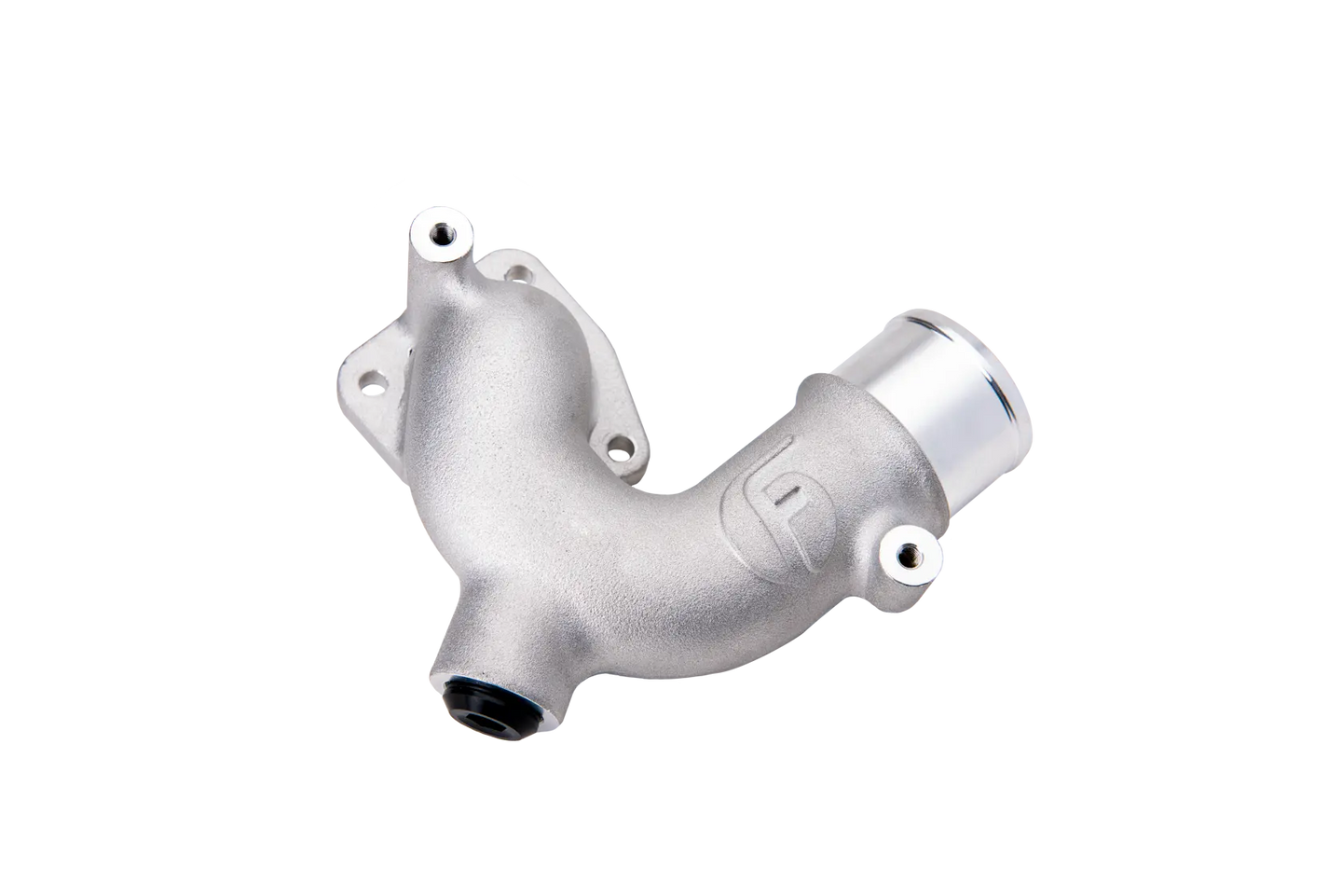 Replacement Thermostat Housing with Auxiliary Port 2019-Present RAM 6.7L Cummins Fleece Performance view 2