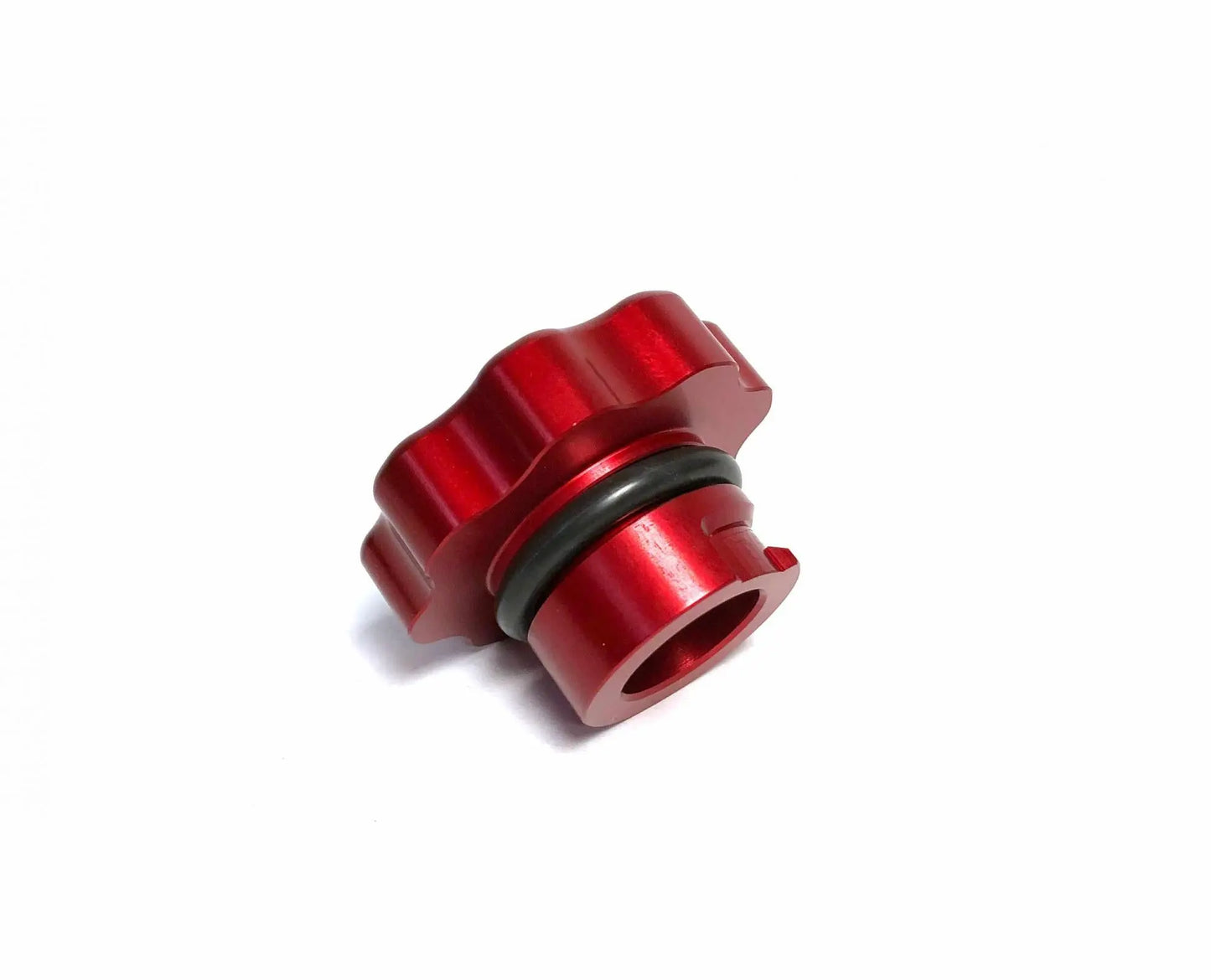 2001-2016 Duramax Oil Cap Red Fleece Performance view 1