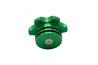 Green Anodized Billet Fuel Cap For 2013-2018 Cummins Fleece Performance view 3