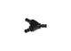 3/8 Inch Black Anodized Aluminum Y Barbed Fitting (For -6 Pushlock Hose) Fleece Performance view 1