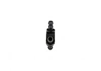 3/8 Inch Black Anodized Aluminum Y Barbed Fitting (For -6 Pushlock Hose) Fleece Performance view 3