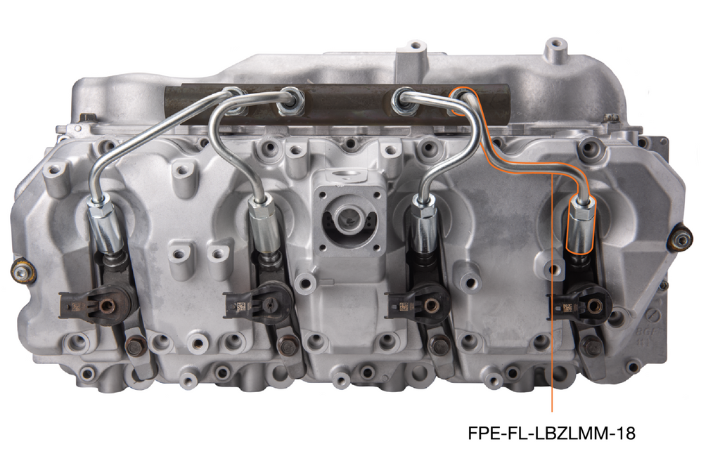 LBZ/LMM Duramax High Pressure Injection Line (Number 1 and Number 8) Fleece Performance view 2