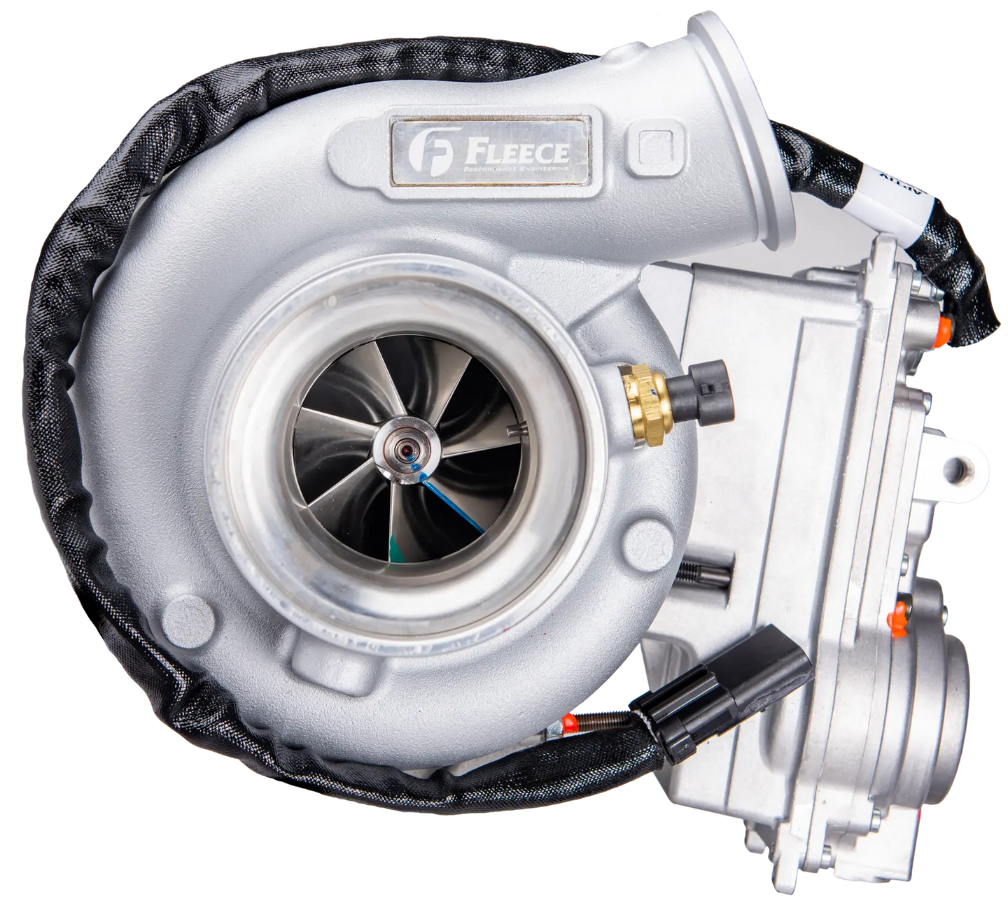 HE400VG/HE451VE Turbocharger for Cummins ISX - 64mm Fleece Performance view 1