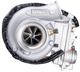 HE400VG/HE451VE Turbocharger for Cummins ISX - 64mm Fleece Performance view 1