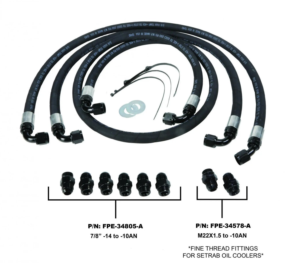 Allison Transmission Cooler Lines For 2006-2010 LBZ-LMM Fleece Performance view 2