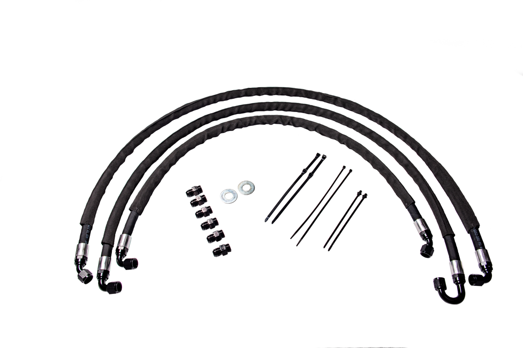 2011-2014 GM Duramax Heavy Duty Replacement Transmission Cooler Lines 2011-2014 GM 2500/3500 Fleece Performance view 1