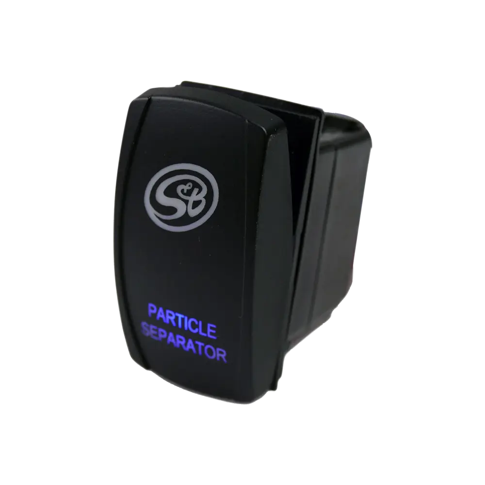 LED Rocker Switch with S and B Logo for Particle Separator view 3