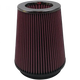 Air Filter For Intake Kits 75-2514-4 Oiled Cotton Cleanable Red S and B view 1