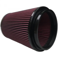 Air Filter For Intake Kits 75-2514-4 Oiled Cotton Cleanable Red S and B view 3