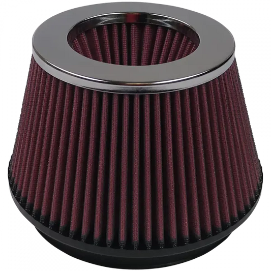 Air Filter For Intake Kits 75-2519-3 Oiled Cotton Cleanable Red S and B view 1